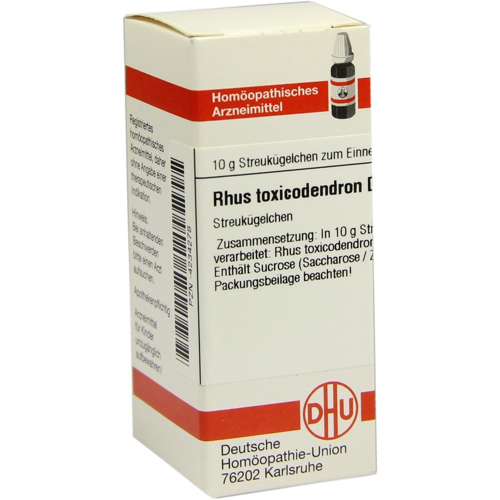 RHUS TOXICODENDRON D 8 Globuli 10 g Globuli