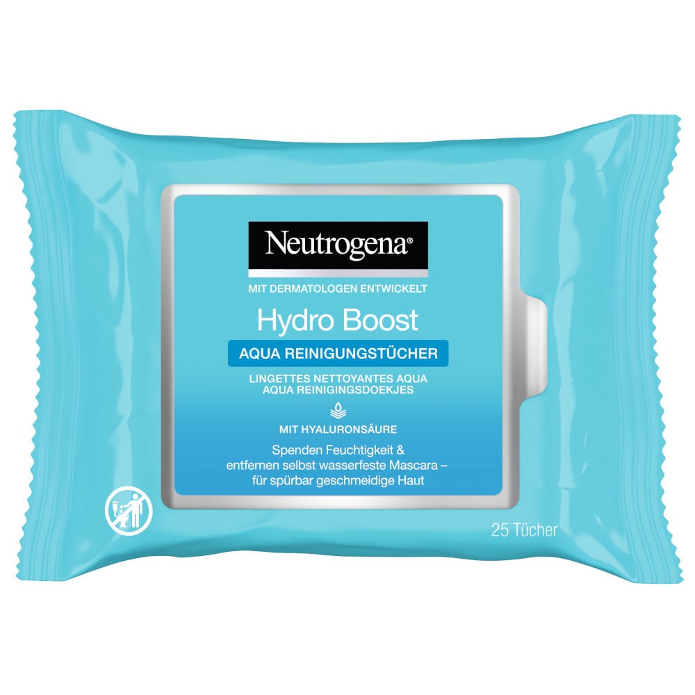 NEUTROGENA Hydro Boost Aqua Reinigungstücher 25 St Tücher
