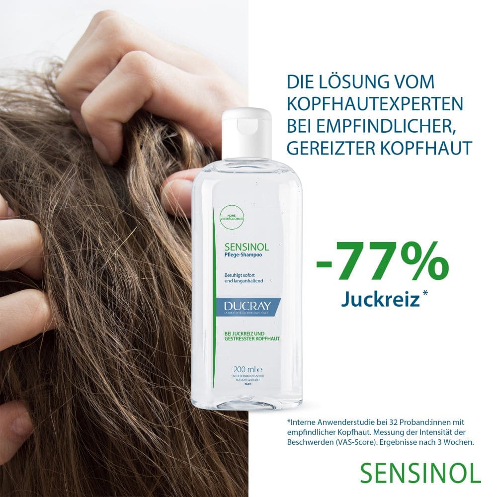 DUCRAY SENSINOL Pflegeshampoo bei Juckreiz 200 ml Shampoo