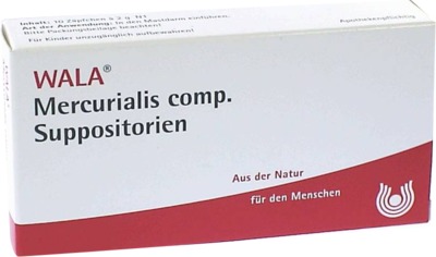 WALA Mercurialis comp., Suppositorien 10X2 g Suppositorien