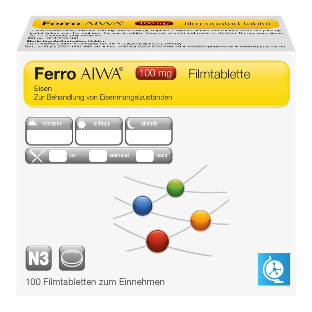 Ferro AIWA 100 mg 100 St Filmtabletten