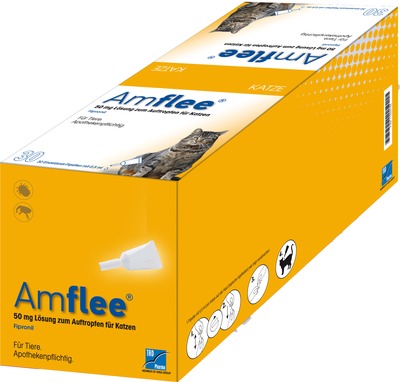 AMFLEE 50 mg Spot-on Lösung z.Auftropfen f.Katzen 30 St Lösung
