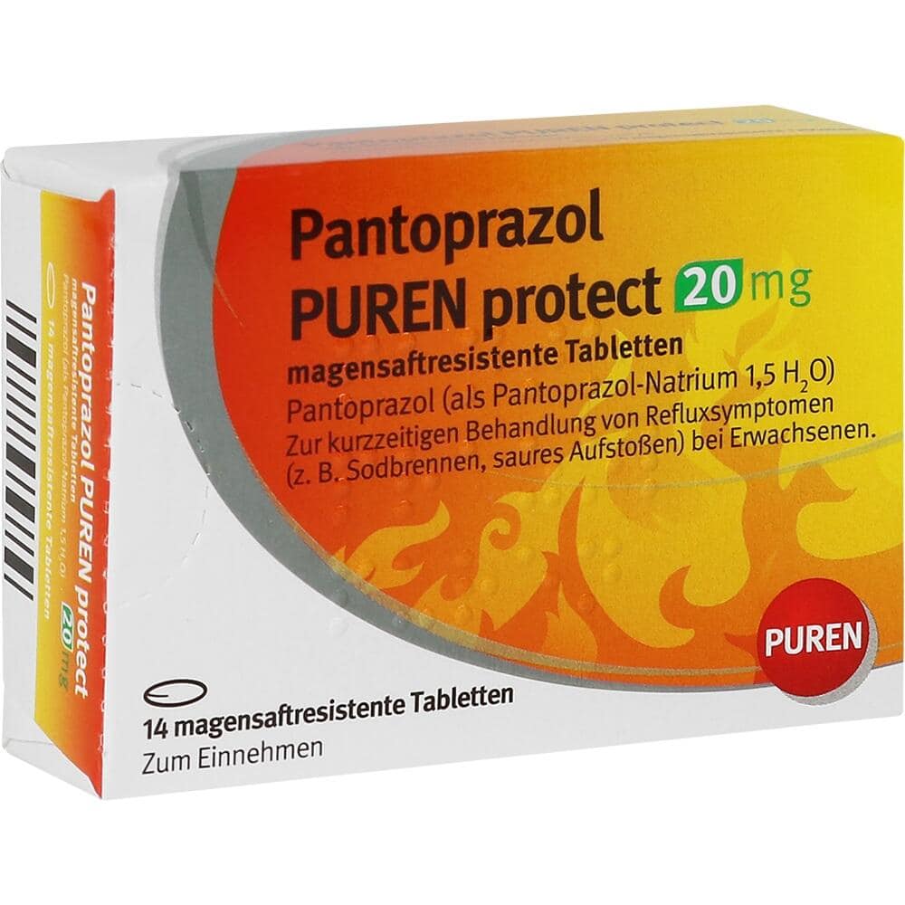 Pantoprazol PUREN protect 20mg  14 St Tabletten magensaftresistent