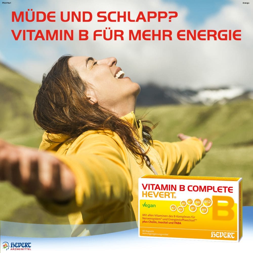 VITAMIN B COMPLETE HEVERT 60 St Kapseln