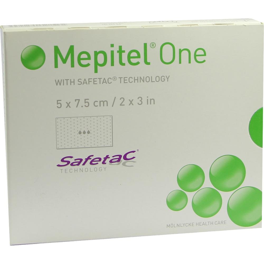 MEPITEL One Silikon Netzverband 5x7,5 cm 10 St Verband