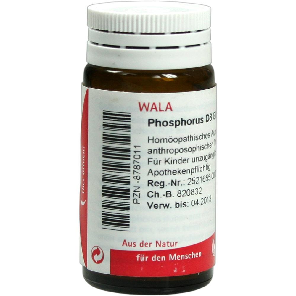 Phosphorus D8 Globuli 20 g Globuli