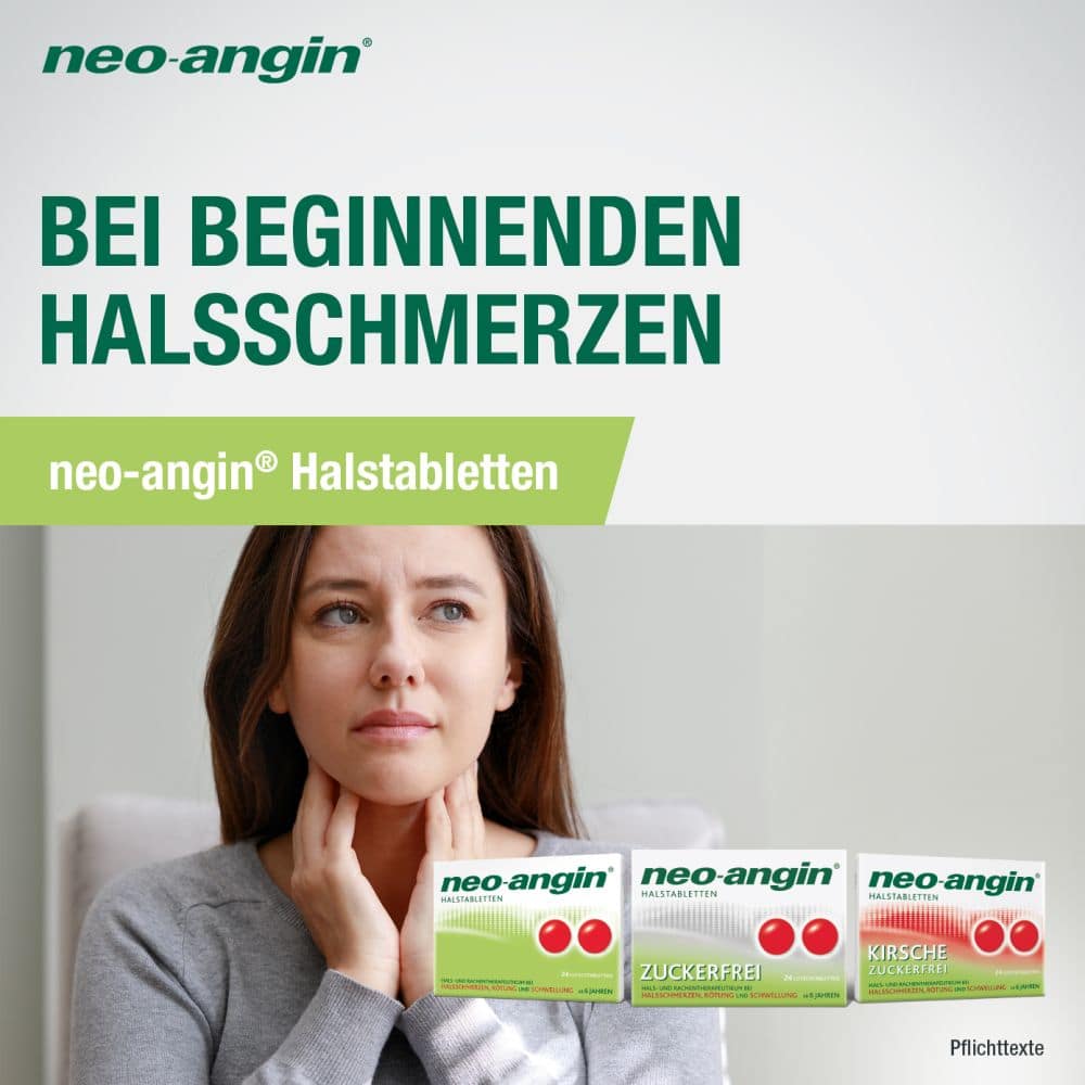 neo-angin HALSTABLETTEN KIRSCHE ZUCKERFREI 24 St Lutschtabletten