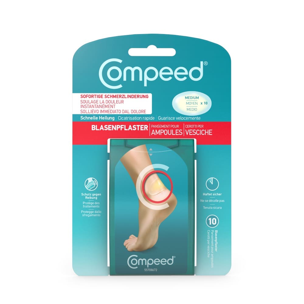 Compeed BLASENPFLASTER MEDIUM 10 St Pflaster