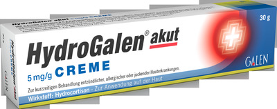 HYDROGALEN akut Creme 5mg/g 30 g Creme