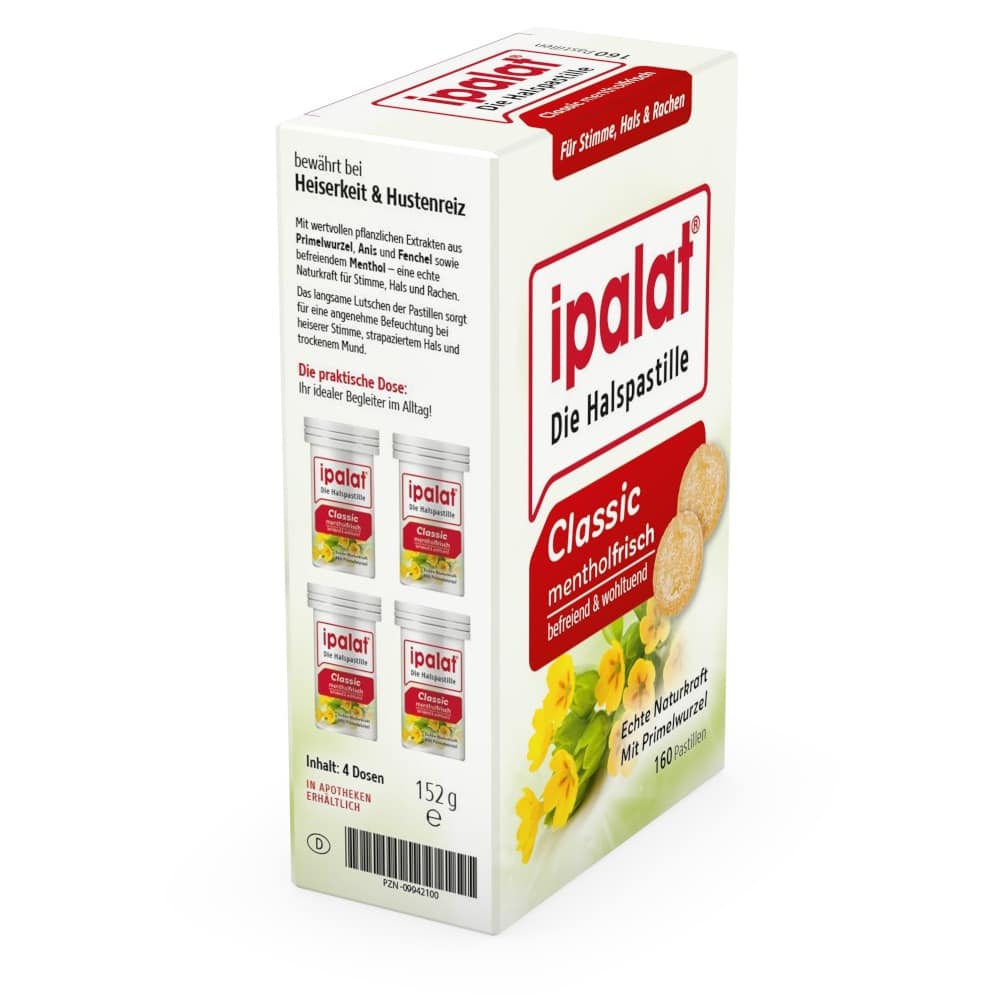 Ipalat Halspastillen classic 160 St Pastillen