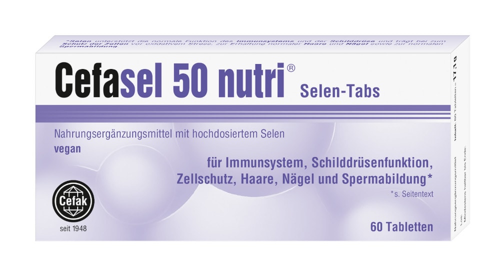Cefasel 50 nutri Selen-Tabs 60 St Tabletten