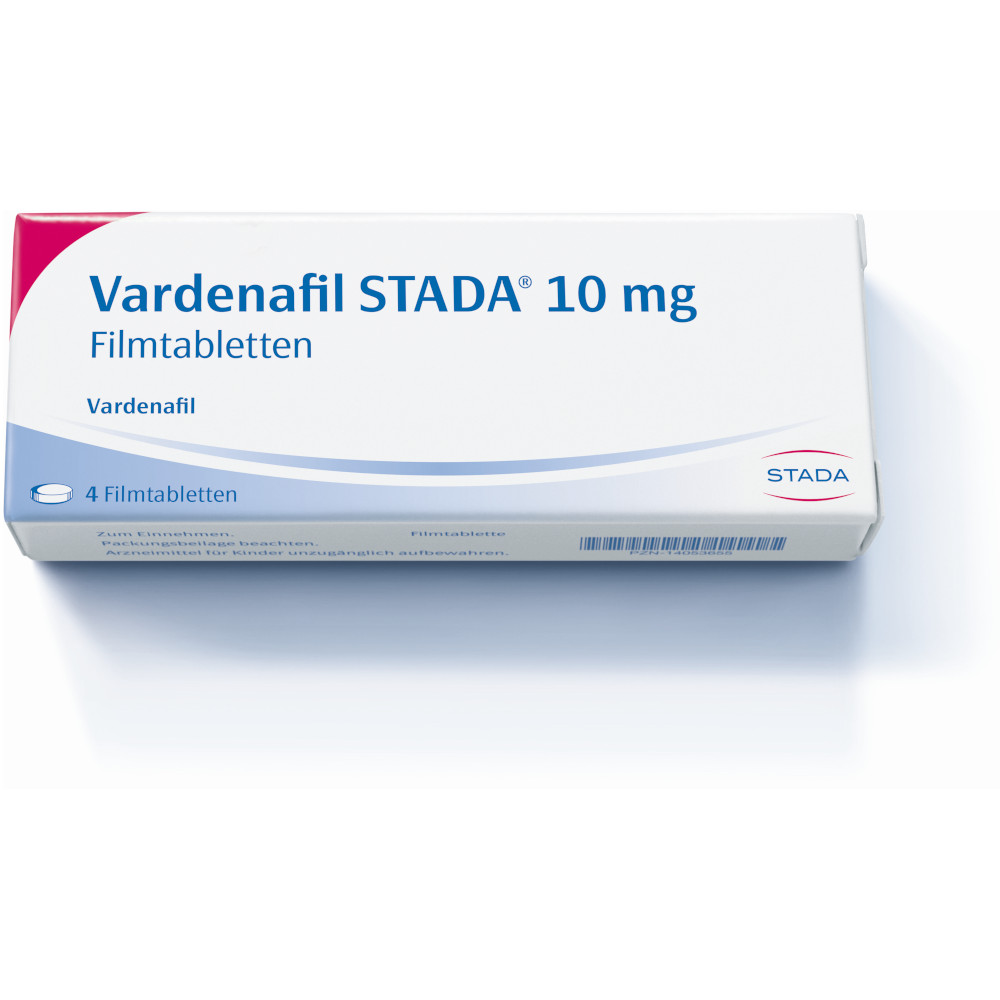 Vardenafil STADA 10 mg Filmtabletten 4 St Filmtabletten
