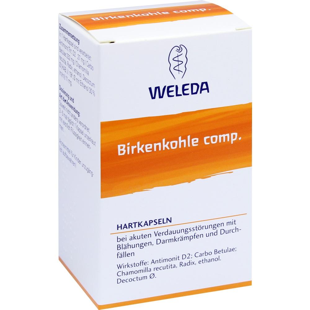 WELEDA Birkenkohle comp.  50 St Hartkapseln