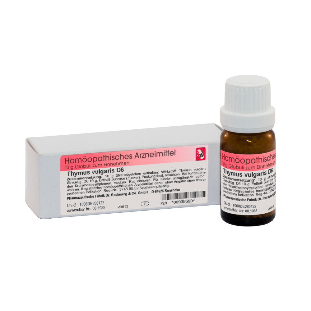 THYMUS VULGARIS D 6 Globuli 10 g Globuli