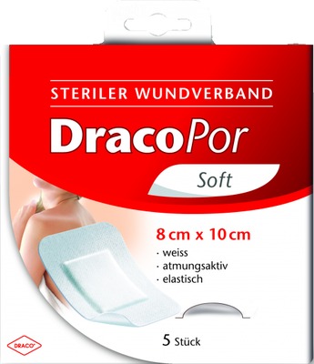 DRACOPOR Wundverband 8x10 cm steril 5 St Verband