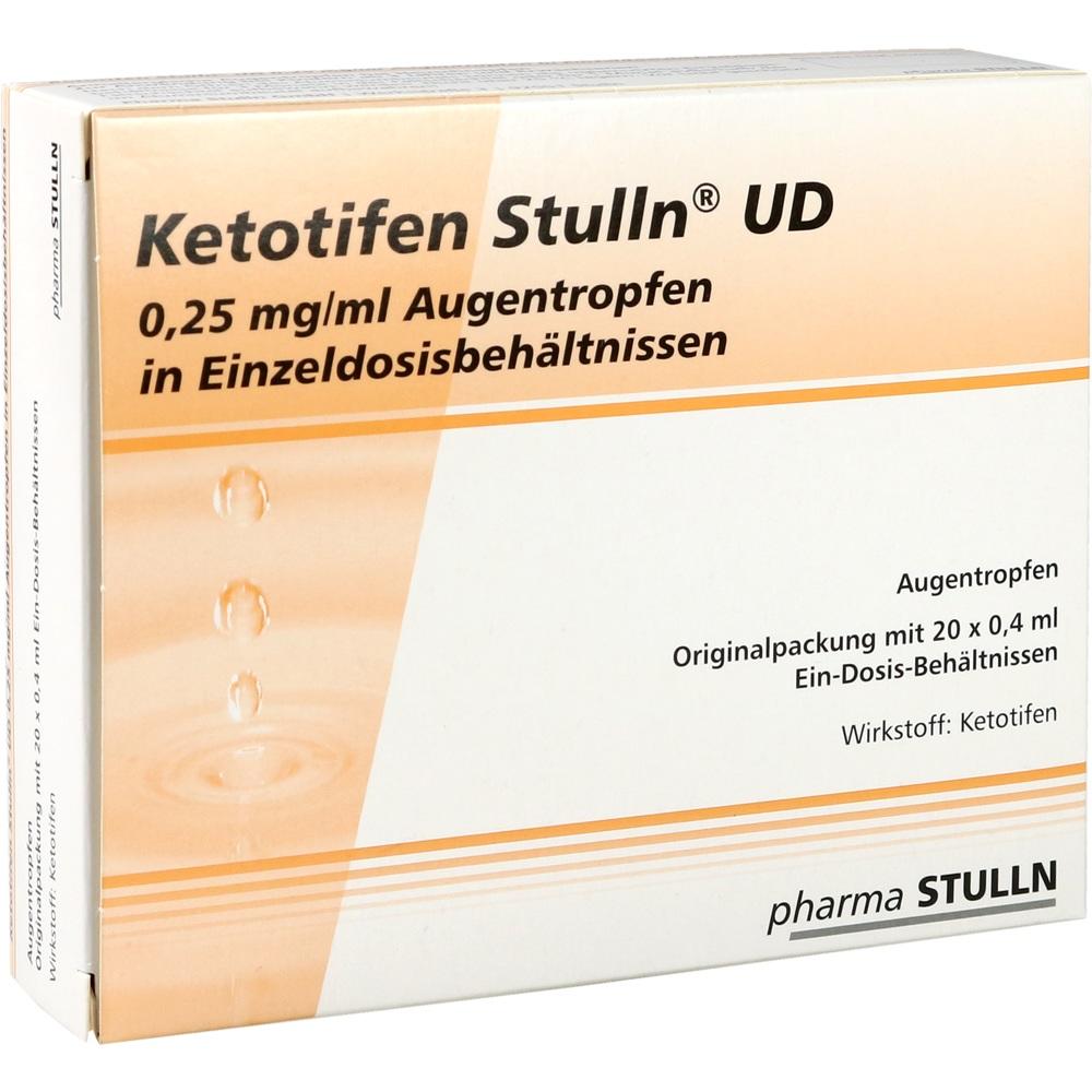 Ketotifen Stulln UD 0,25mg/ml Augentropfen 20X0.4 ml Einzeldosispipetten