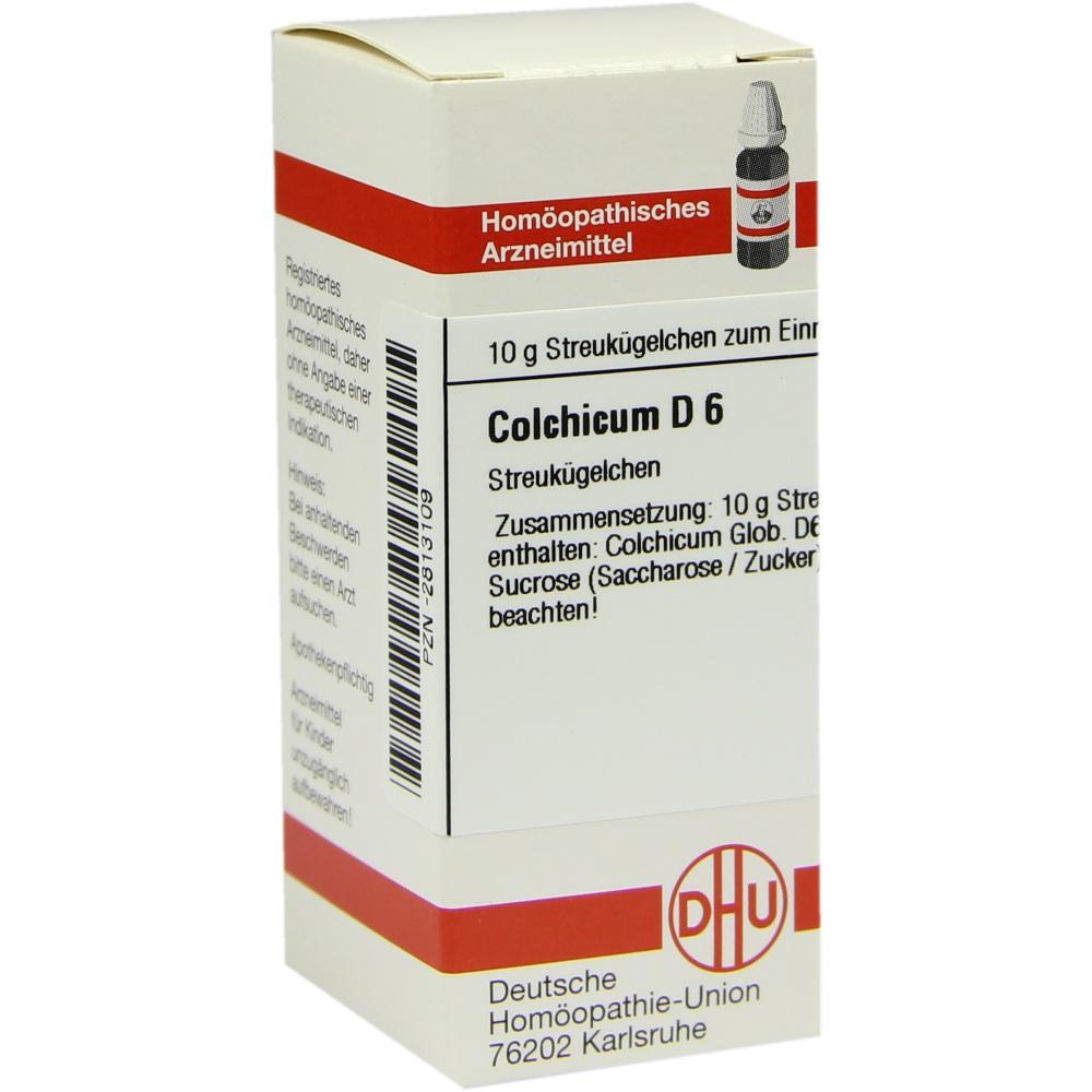 COLCHICUM D 6 Globuli 10 g Globuli
