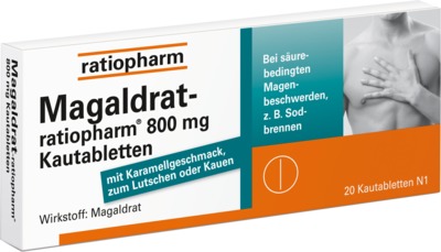Magaldrat-ratiopharm 800mg 20 St Tabletten