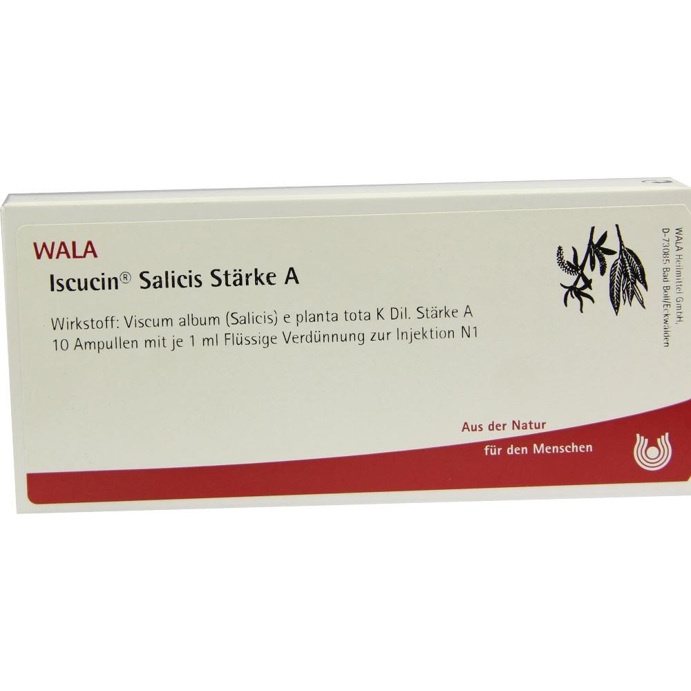 Iscucin Salicis Stärke A 10X1 ml Ampullen