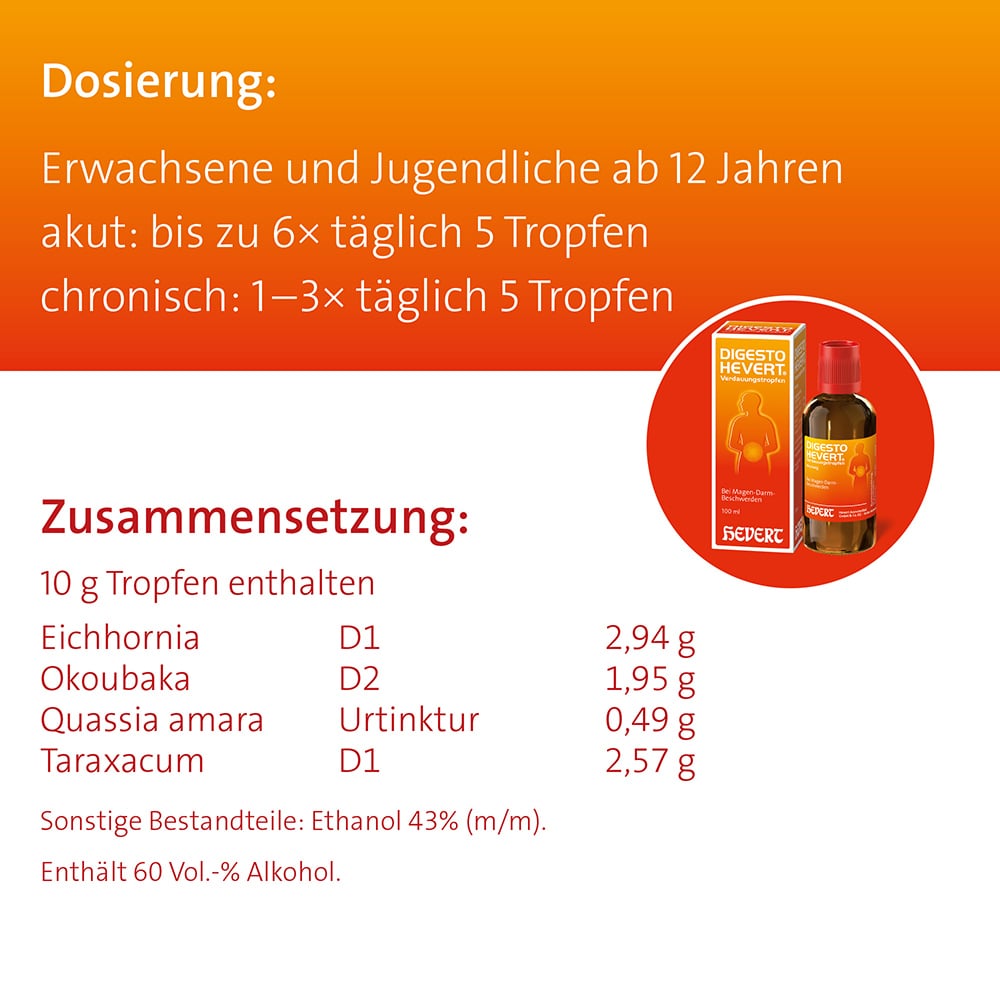DIGESTO HEVERT Verdauungstropfen 30 ml Tropfen