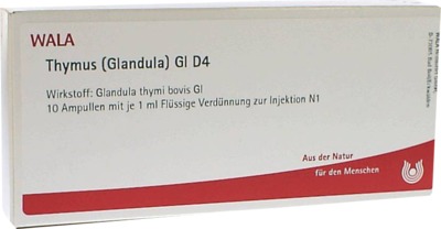 WALA Thymus Glandula GL D4 10X1 ml Ampullen