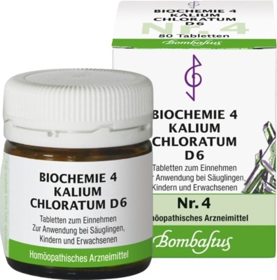 BIOCHEMIE 4 Kalium chloratum D 6 Tabletten 80 St Tabletten