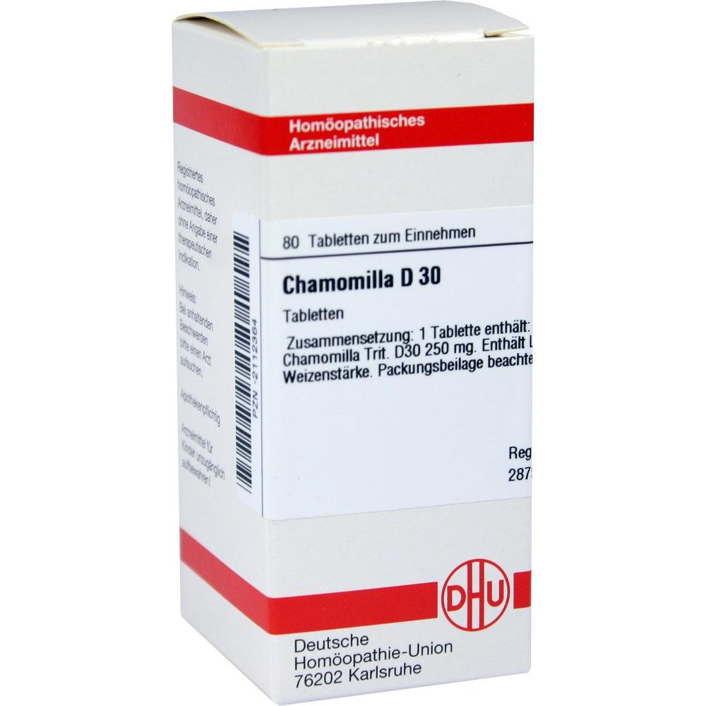 CHAMOMILLA D 30 Tabletten 80 St Tabletten