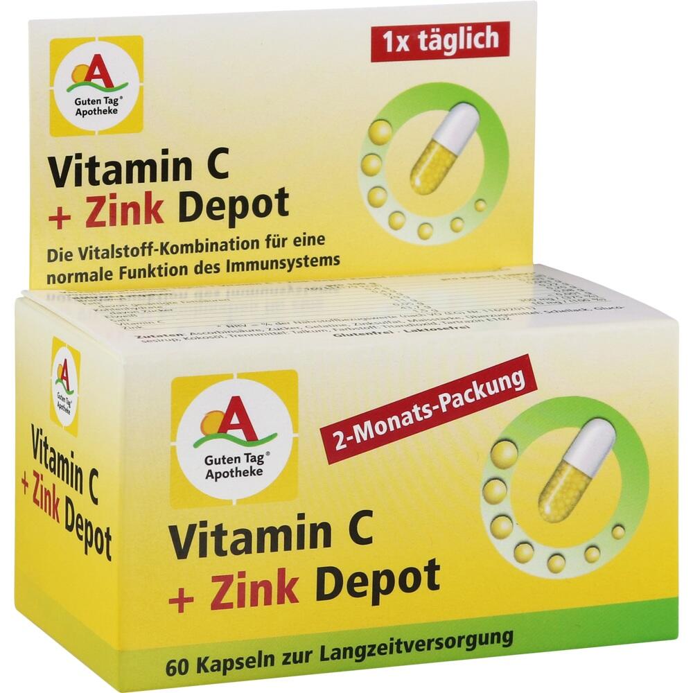Guten Tag Apotheke Vit.c 300 mg+Zink 10 mg Depot 60 St Kapseln