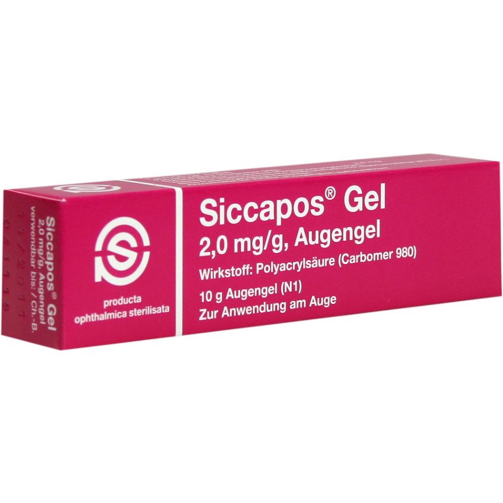 Siccapos Gel 10 g Augengel