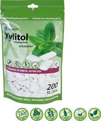 MIRADENT Xylitol Chewing Gum 200 St Kaugummi