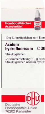 ACIDUM HYDROFLUORICUM C 30 Globuli 10 g Globuli