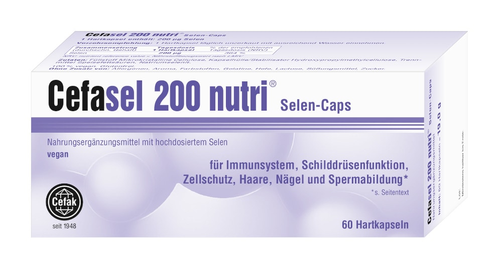 Cefasel 200 nutri Selen-Caps 60 St Hartkapseln