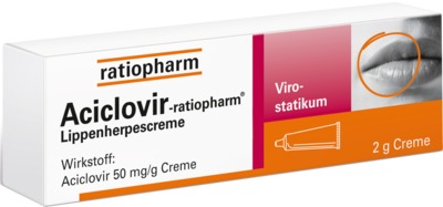 Aciclovir-ratiopharm Lippenherpescreme 2 g Creme