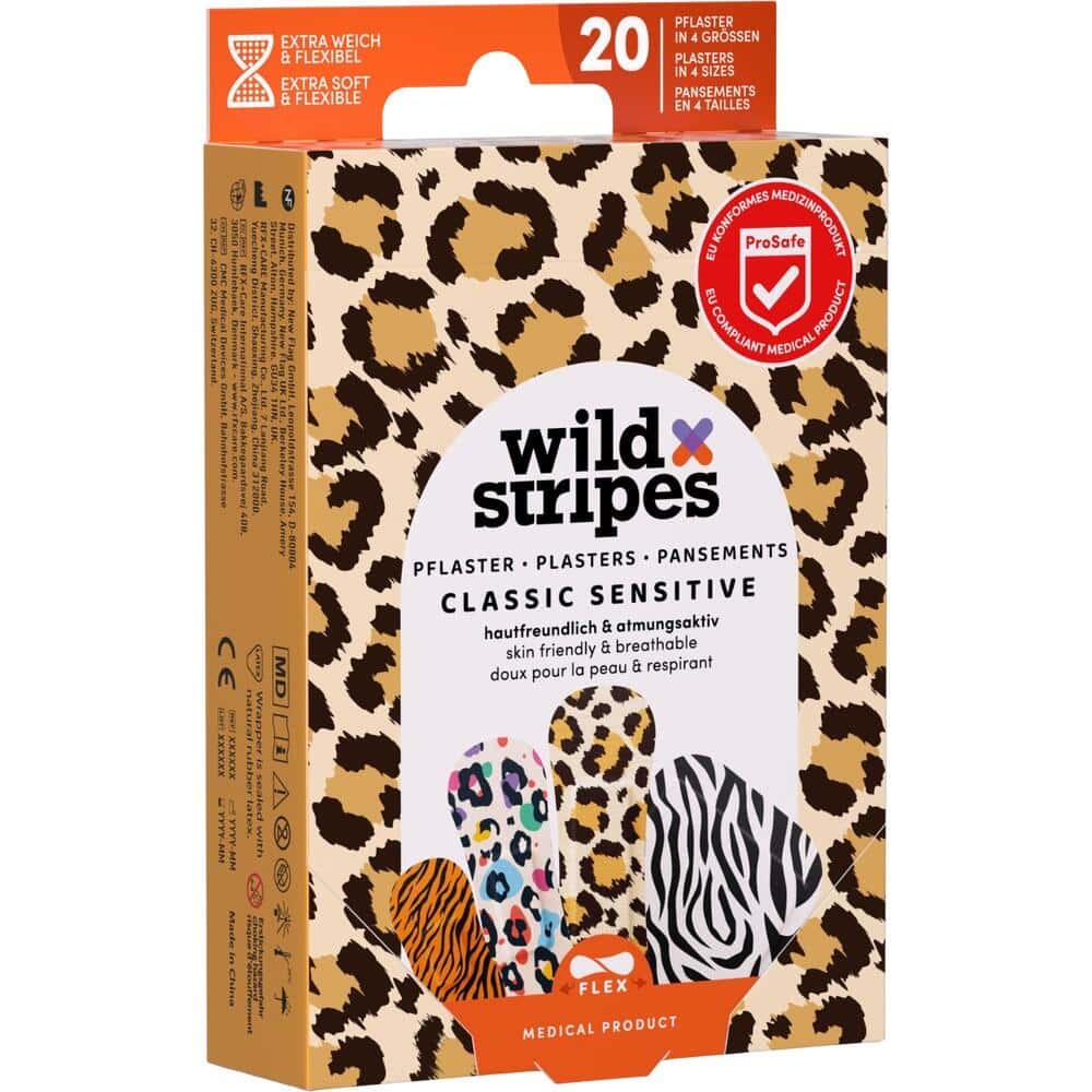 wild Stripes KIDS SENSITIVE 20 St Pflaster