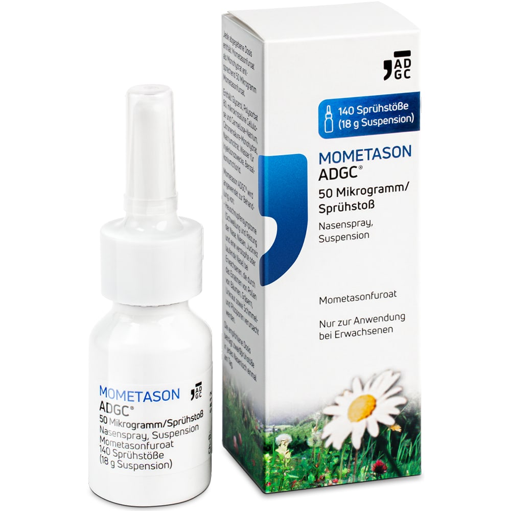 MOMETASON ADGC 50 Mikrogramm/Sprühstoß 18 g Nasenspray