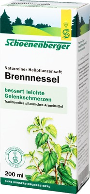 Schoenenberger Naturreiner Heilpflanzensaft Brennnessel 200 ml Saft