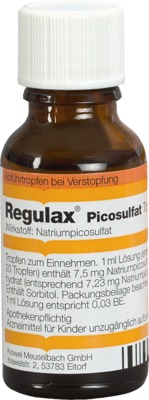 Regulax Picosulfat 50 ml Tropfen zum Einnehmen