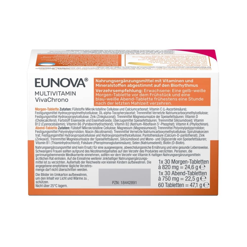 EUNOVA MULTIVITAMIN VivaChrono 2X30 St Tabletten