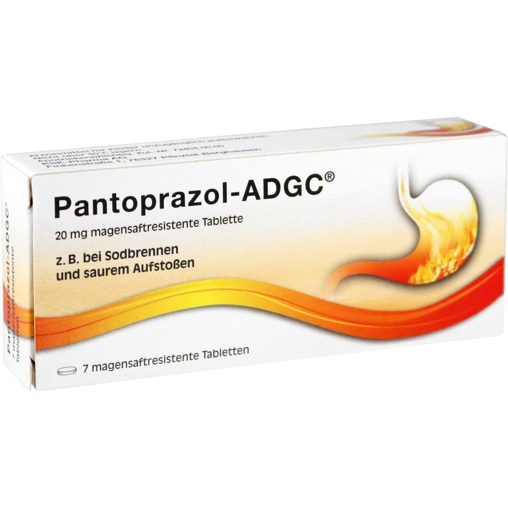 Pantoprazol-ADGC 20mg 7 St Tabletten magensaftresistent