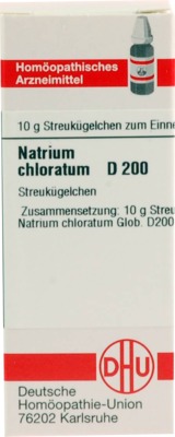 NATRIUM CHLORATUM D 200 Globuli 10 g Globuli