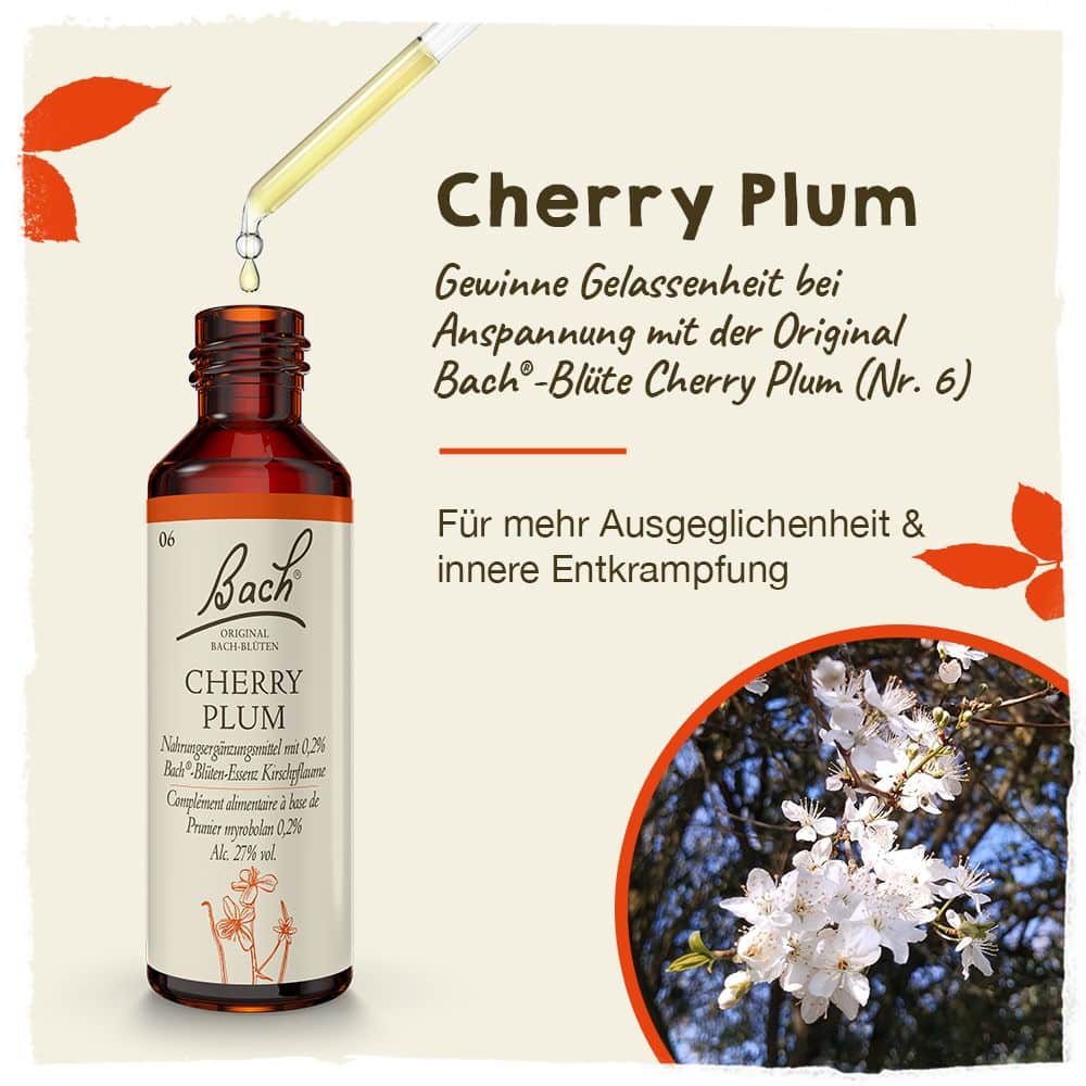 BACHBLÜTEN Original Cherry Plum Nr. 6 20 ml Tropfen