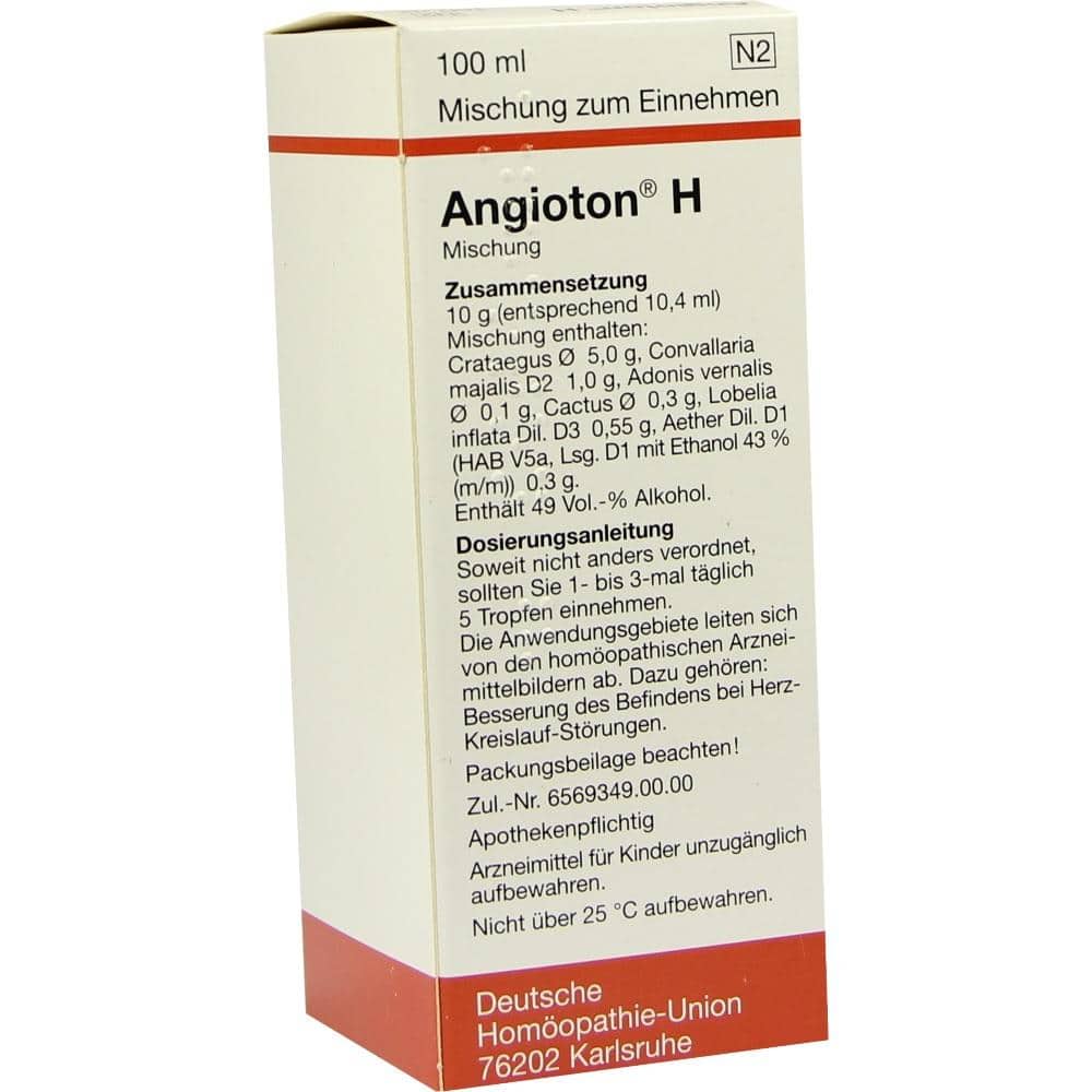 ANGIOTON H Liquidum 100 ml Mischung