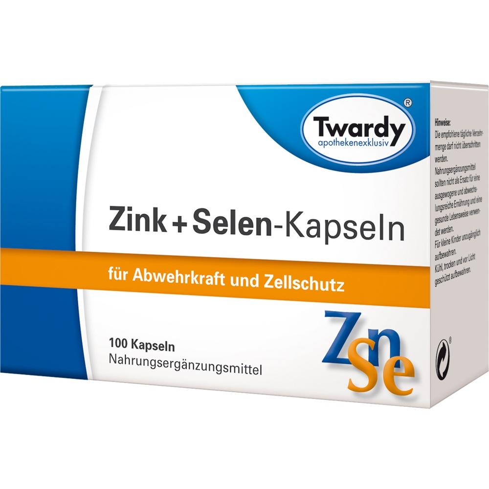 Twardy Zink + Selen-Kapseln 100 St Kapseln