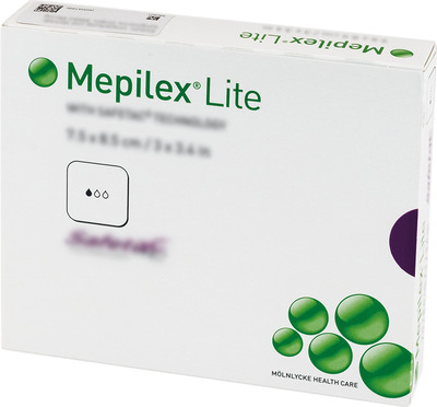 MEPILEX Lite Schaumverband 7,5x8,5 cm steril 5 St Verband
