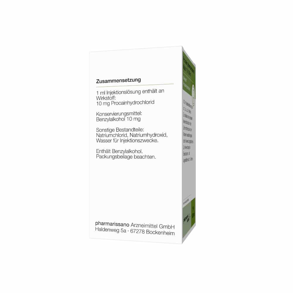 Procain pharmarissano Maxi 1% 100ml 100 ml Injektionslösung