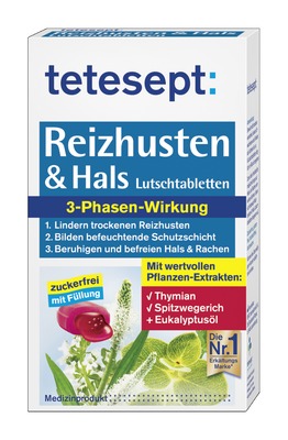 TETESEPT Reizhusten & Hals 20 St Lutschtabletten