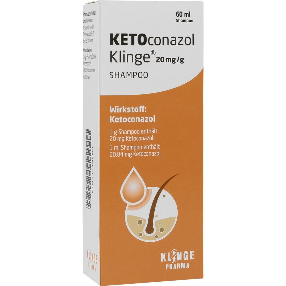 KETOconazol Klinge 20 mg/g 60 ml Shampoo