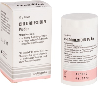 CHLORHEXIDIN Puder 15 g Puder