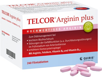 TELCOR Arginin plus 240 St Filmtabletten