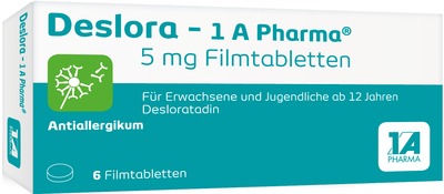 Deslora - 1A Pharma 5mg  6 St Filmtabletten